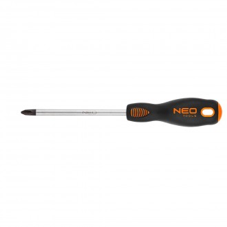 Отвертка крестовая Neo Tools, PH2x200мм, сталь S2, 04-025. Киев. фото 1 Отвертка крестовая Neo Tools, PH2x200мм, сталь S2, 04-025. Киев. фото 1