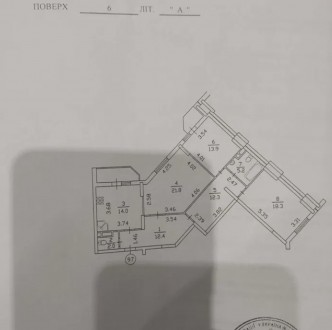 3-кімнатна квартира, вул. Композитора Мейтуса вул., 4а, Голосіївський район. Мет. . фото 13