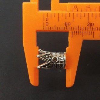 Материал: Цинковый сплав Размер: 13 mm x 7 mmЦвет: Античное сереброцена указана . . фото 4