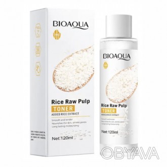 Тонер для лица Bioaqua Rice Raw Pulp Toner с рисовым экстрактом, 120млToнер обес. . фото 1