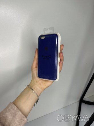 Чехол Silicone Case для Apple iPhone 6/6s силиконовый кейс с микрофиброй Индиго