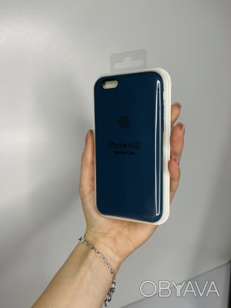 Чехол Silicone Case для Apple iPhone 6/6s силиконовый кейс с микрофиброй Глубоки