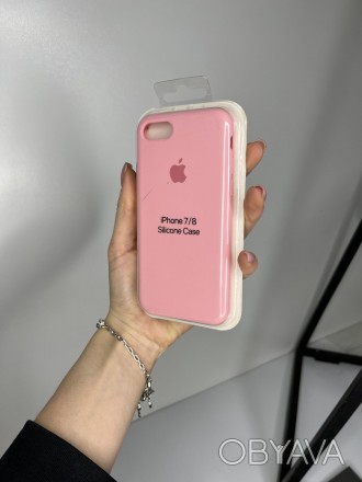 Силиконовый чехол Silicone Case для Apple iPhone 7/8/SE2-3 с микрофиброй
Защитит. . фото 1