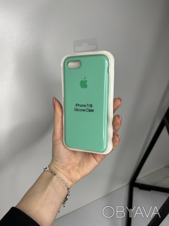 Силиконовый чехол Silicone Case для Apple iPhone 7/8/SE2-3 с микрофиброй
Защитит. . фото 1