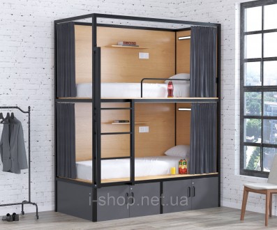 Двухъярусная кровать Loft Design. Васильков. фото 1 Двухъярусная кровать Loft Design. Васильков. фото 1