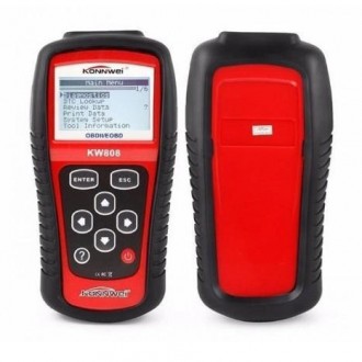 Автосканер OBDII/EOBD Konnwei KW808 використовується для моніторингу, зчитування. . фото 17