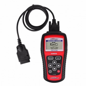 Автосканер OBDII/EOBD Konnwei KW808 використовується для моніторингу, зчитування. . фото 15