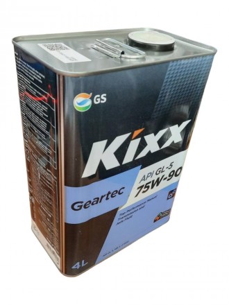 Масло редукторное KIXX GEARTEC 75W-90 4л GL-5, MIL-L-2105D синтетика. Бровары. фото 1 Масло редукторное KIXX GEARTEC 75W-90 4л GL-5, MIL-L-2105D синтетика. Бровары. фото 1