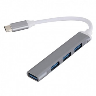 Разветвитель hub TYPE-C USB 3.0 хаб 4 порта. Бровары. фото 1 Разветвитель hub TYPE-C USB 3.0 хаб 4 порта. Бровары. фото 1