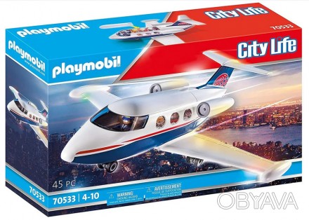 
	Ігровий набір Плеймобіл Літак 70533 Playmobil Private Jet — оригінальний набір. . фото 1