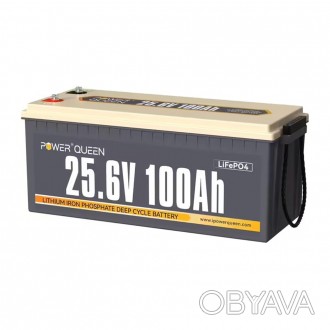 Акумулятор LiFePO4 Power Queen 24V 100Ah - це надійне рішення для зберігання ене. . фото 1