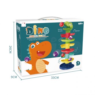 Игрушка для малышей "башня-спуск" Dino арт. 889-7 
Из красочных пластиковых плат. . фото 7