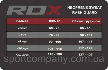 Рашгард Neoprene Black изготовлен для интенсивных тренировок. Особая технология . . фото 7