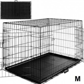 Клетка для собак металлическая M - 24 60х45х51 

Прочная металлическая клетка . . фото 3