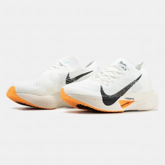 Кроссовки мужские белые Nike Air ZoomX Vaporfly White Black Orange
Мужские кросс. . фото 2