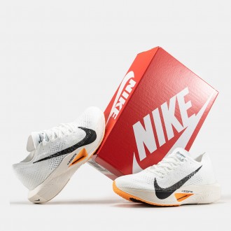 Кроссовки мужские белые Nike Air ZoomX Vaporfly White Black Orange
Мужские кросс. . фото 8