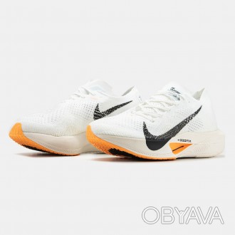 Кроссовки мужские белые Nike Air ZoomX Vaporfly White Black Orange
Мужские кросс. . фото 1