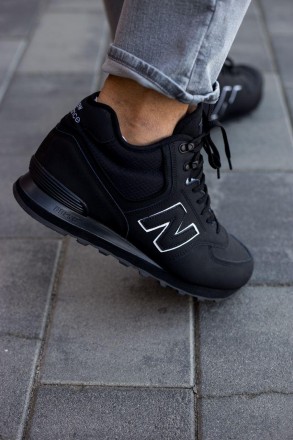 Кроссовки мужские черные зимние New Balance 574 Black Winter Fur
Легендарная мод. . фото 8