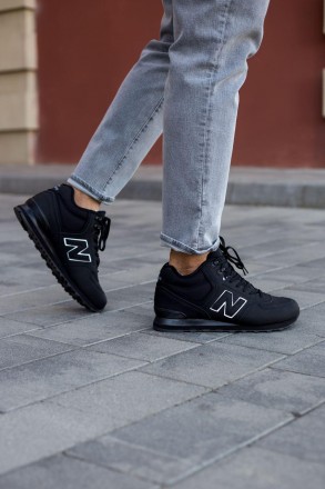 Кроссовки мужские черные зимние New Balance 574 Black Winter Fur
Легендарная мод. . фото 5