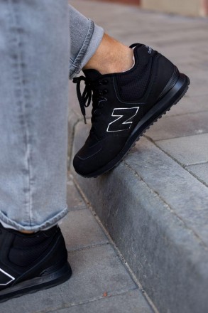 Кроссовки мужские черные зимние New Balance 574 Black Winter Fur
Легендарная мод. . фото 11