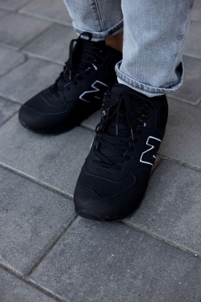 Кроссовки мужские черные зимние New Balance 574 Black Winter Fur
Легендарная мод. . фото 10