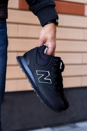 Кроссовки мужские черные зимние New Balance 574 Black Winter Fur
Легендарная мод. . фото 4