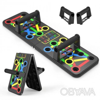 Тренажер для отжиманий Foldable Push Up, портативный тренажер для отжиманий, пла
