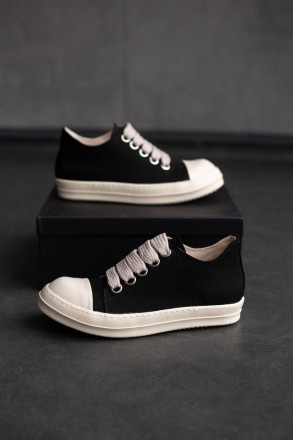 Кеды женские черные Rick Owens Denim Shoes Black White
Шикарные женские кеды Рик. . фото 10