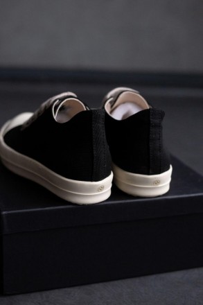 Кеды женские черные Rick Owens Denim Shoes Black White
Шикарные женские кеды Рик. . фото 4