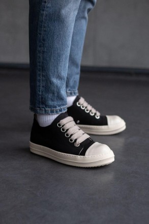 Кеды женские черные Rick Owens Denim Shoes Black White
Шикарные женские кеды Рик. . фото 3