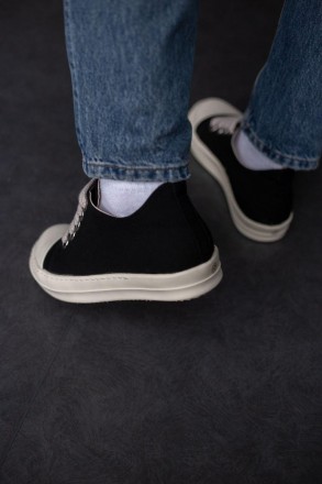 Кеды женские черные Rick Owens Denim Shoes Black White
Шикарные женские кеды Рик. . фото 5