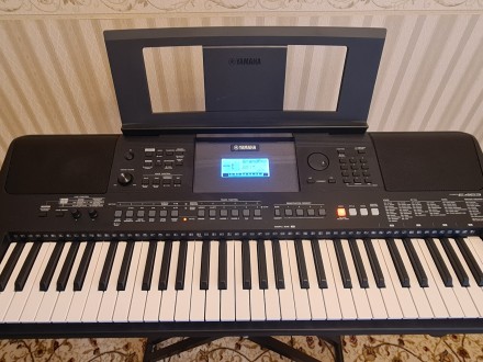 Продам бу в iдеальному станi Синтезатор Yamaha PSR-E463 (стійка, пюпітр, блок жи. . фото 5