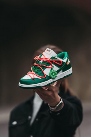 Кроссовки мужские зелёные Nike SB Dunk x Off White 
Мужские кроссовки Найк СБ Да. . фото 6