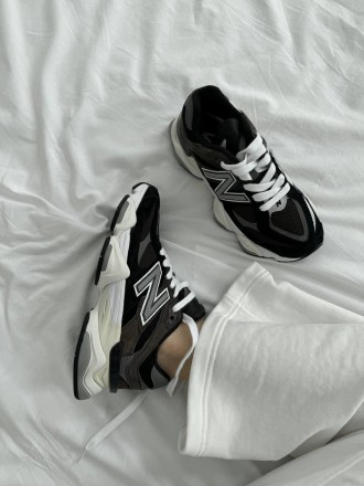 Кроссовки женские черные NB New Balance 9060 Black White Brown
Женские кроссовки. . фото 8