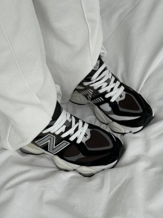 Кроссовки женские черные NB New Balance 9060 Black White Brown
Женские кроссовки. . фото 9