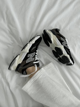 Кроссовки женские черные NB New Balance 9060 Black White Brown
Женские кроссовки. . фото 3