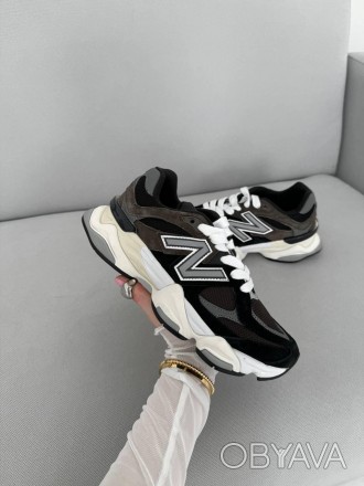 Кроссовки женские черные NB New Balance 9060 Black White Brown
Женские кроссовки. . фото 1