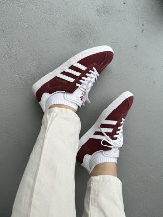 Кроссовки мужские красные Adidas Gazelle Burgundy
Кроссовки Adidas Gazelle Burgu. . фото 8