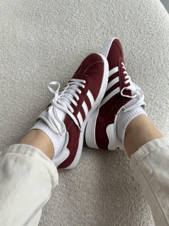 Кроссовки мужские красные Adidas Gazelle Burgundy
Кроссовки Adidas Gazelle Burgu. . фото 4