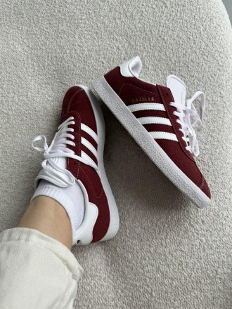 Кроссовки мужские красные Adidas Gazelle Burgundy
Кроссовки Adidas Gazelle Burgu. . фото 7