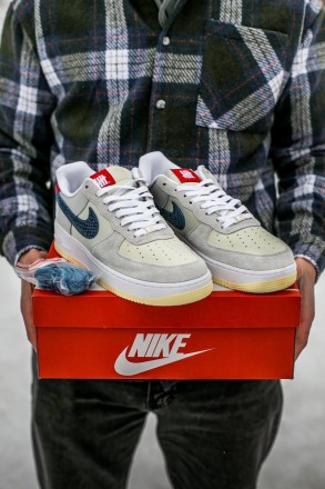 Кроссовки мужские серые Nike Air Force 1 Blue Snake
Откройте для себя новые гори. . фото 2