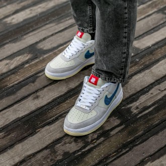 Кроссовки мужские серые Nike Air Force 1 Blue Snake
Откройте для себя новые гори. . фото 6