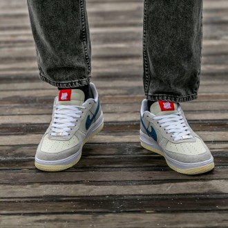 Кроссовки мужские серые Nike Air Force 1 Blue Snake
Откройте для себя новые гори. . фото 3