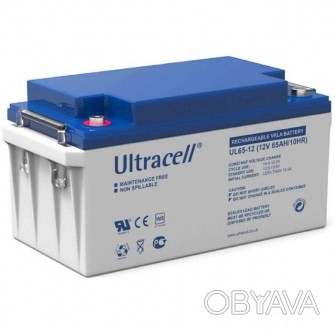 Акумуляторна батарея Ultracell UL65-12 виготовлена за технологією Absorptive Gla. . фото 1