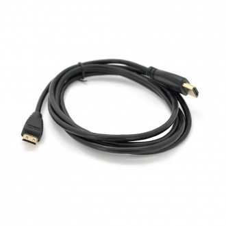 Кабель HDMI (тато) A-C mini (тато), 1.5m, чорний, Пакет, Q100. Киев. фото 1 Кабель HDMI (тато) A-C mini (тато), 1.5m, чорний, Пакет, Q100. Киев. фото 1