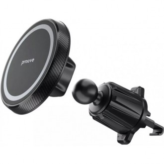 Автомобільний тримач Proove Carbon Magnetic Air Outlet Car Mount Magnetic Ring B. . фото 5