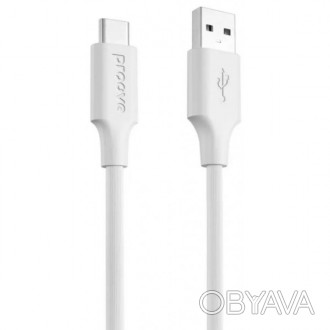 Кабель Proove Striped Silicone USB to Type-C 1m
Подаруйте своєму пристрою надійн. . фото 1