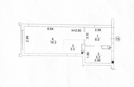 Продам видову, студійну 1 кімнатну квартиру 30,8 кв.м, в новому будинку ЖК Парко. . фото 6