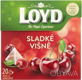 Чай в пірамідках фруктовий Loyd the Magic Experience Sladke&Visne солодка Вишня . . фото 1