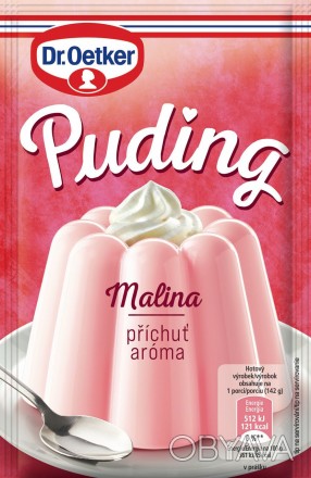 Пудинг малиновий десерт Dr Oetker krem крем-порошок 38г Пудинг зі смаком та аром. . фото 1